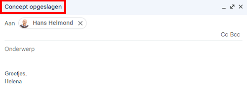 Concept in Gmail